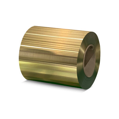 la catégorie de largeur de 1240mm 410 HL de bobine d'acier inoxydable dans la couleur d'or de PVD a enduit