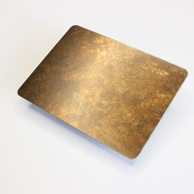 L'antiquité d'en cuivre de 201 couleurs a gravé à l'eau-forte la feuille 0.3mm d'acier inoxydable pour la fabrication
