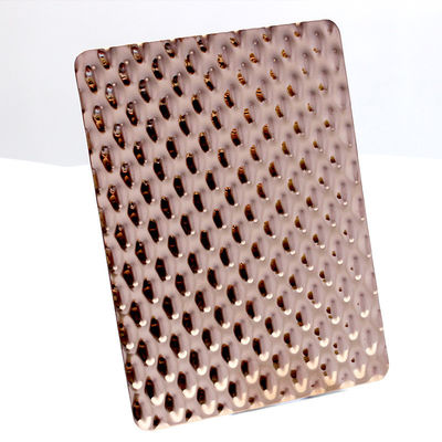 les 2D 3D modèlent l'ondulation 0.5mm épaisse inoxydable 304 de l'eau des plaques d'acier 0.3mm