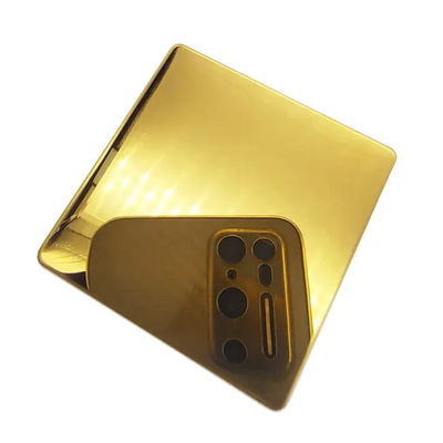 201 couleur d'or de titane de feuille d'acier inoxydable de 321 miroirs ont enduit l'épaisseur de 3.0mm