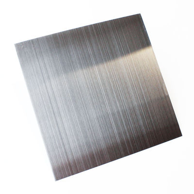 SS304 Plaque en acier inoxydable laminée à froid de 1,2 mm 2b NO.4 Finition métallique de la ligne de cheveux