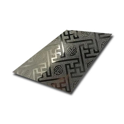 BIS JIS GS Plaques d'acier inoxydable décoratives avec gravures de surface uniques