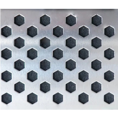 Plaque hexagonale perforée en acier inoxydable de 2 mm à 3 mm d'épaisseur