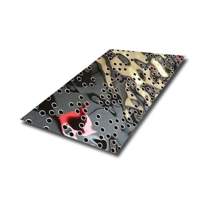 Plaque d'acier inoxydable perforée 304 316 pour panneaux muraux de plafond