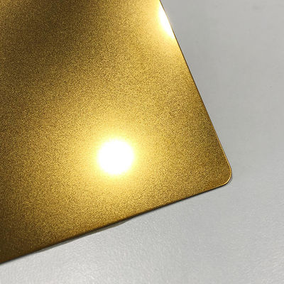 la perle décorative de couleur d'or de feuille d'acier inoxydable de 0.5mm a soufflé la norme de JIS