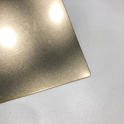 Plaque d' acier inoxydable de titane anti-empreintes digitales 304 Plaque métallique couleur