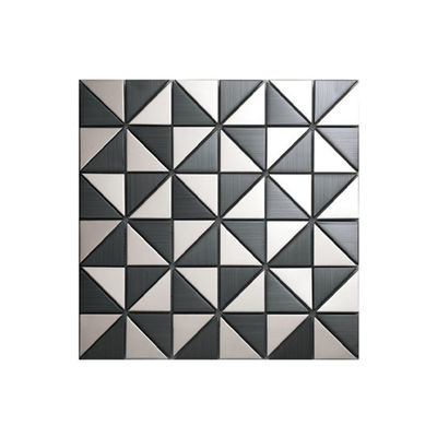 Le mur décoratif d'acier inoxydable de mosaïque de la cuisine 3D couvre de tuiles Backsplash AISI 1219X2438mm