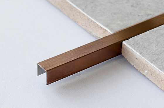 acier inoxydable de 2mm en dehors de l'équilibre faisant le coin de bord en métal d'équilibre pour le carreau de céramique