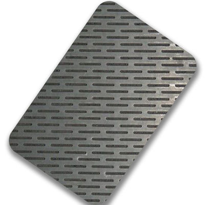 Plat 1.2mm de poinçon d'acier inoxydable de JIS feuille d'acier inoxydable de 0,5 millimètres avec les trous ronds