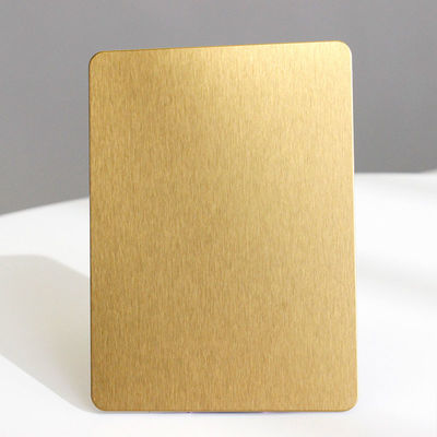 Bon prix Feuille inoxydable décorative Aisi 201 de plaque d'acier 304 316 420 430 finition balayée de l'or No.4 en ligne
