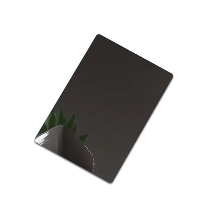 Bon prix Plaque d'acier inoxydable de finition miroir noir pour l' intérieur et extérieur Plaque d'acier inoxydable décoratif en ligne