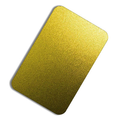 Bon prix fond décoratif Rose Gold Bead Blasted de la feuille TV d'acier inoxydable de longueur de 3050mm en ligne
