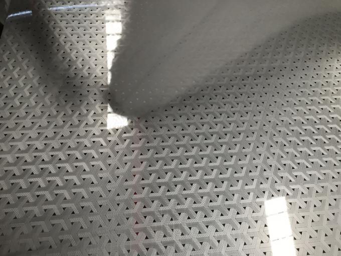 la feuille d'acier inoxydable de l'aisi 201 04mm dans les modèles géométriques reflètent graver à l'eau-forte