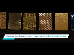 Plat de estampillage d'acier inoxydable