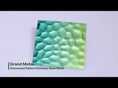 plat de plafond embouti par miroir d'acier inoxydable d'ondulation de l'eau de la feuille 0.5mm de l'acier inoxydable 8K