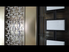 diviseur de pièce d'acier inoxydable de surface métallique de 1219X2438mm pour la séparation de lobby d'hôtel