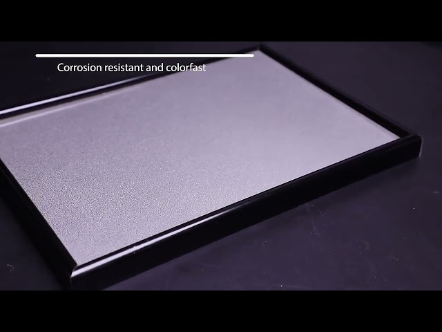 Vidéos d'entreprise Environ Sandblast Bead Blasted ss finish Decorative Stainless Steel Sheet Metal Mill Edge