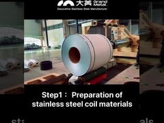 Bobine laminée à froid et feuilles d'acier inoxydable