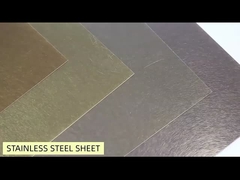 304 316 Feuille décorative en acier inoxydable PVD Color Coating SS Sheet
